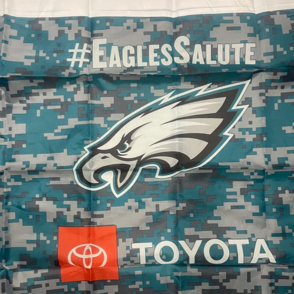 2 NFL Eagles Toyota Flags Official